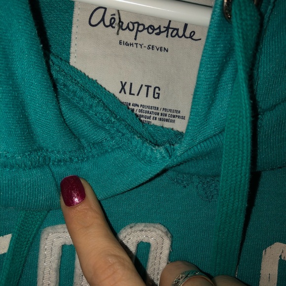 ✌️Last $$💧 Aeropostale Turquoise Sweatshirt - Picture 2 of 2